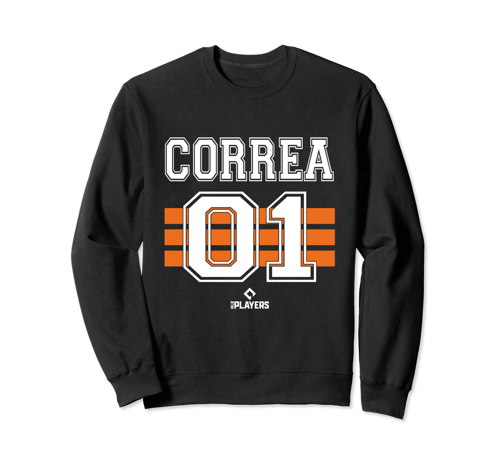 Carlos Correa 01 Houston Texas Baseball Sweatshirt - Graphic Print Unisex - T-Shirt, Sweatshirt, Hoodie