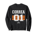 Carlos Correa 01 Houston Texas Baseball Sweatshirt - Graphic Print Unisex - T-Shirt, Sweatshirt, Hoodie