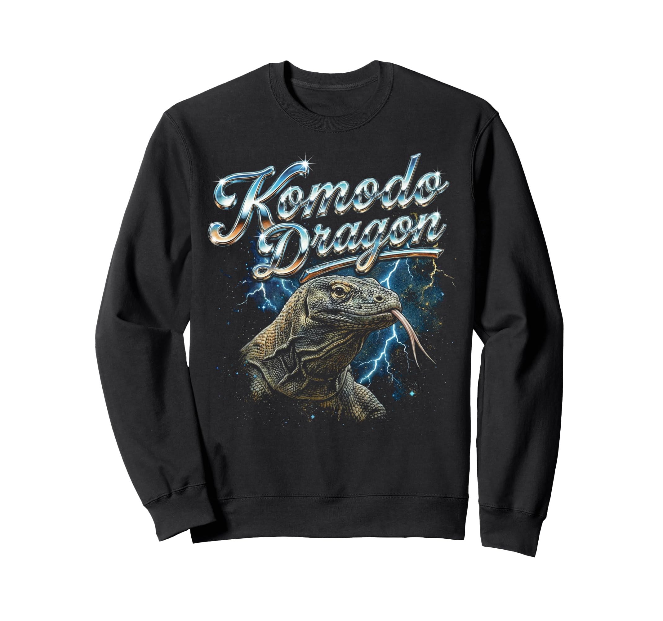 Komodo Dragon 90S Funny 80S Komodo Sweatshirt - Graphic Print for Adults - T-Shirt, Sweatshirt, Hoodie