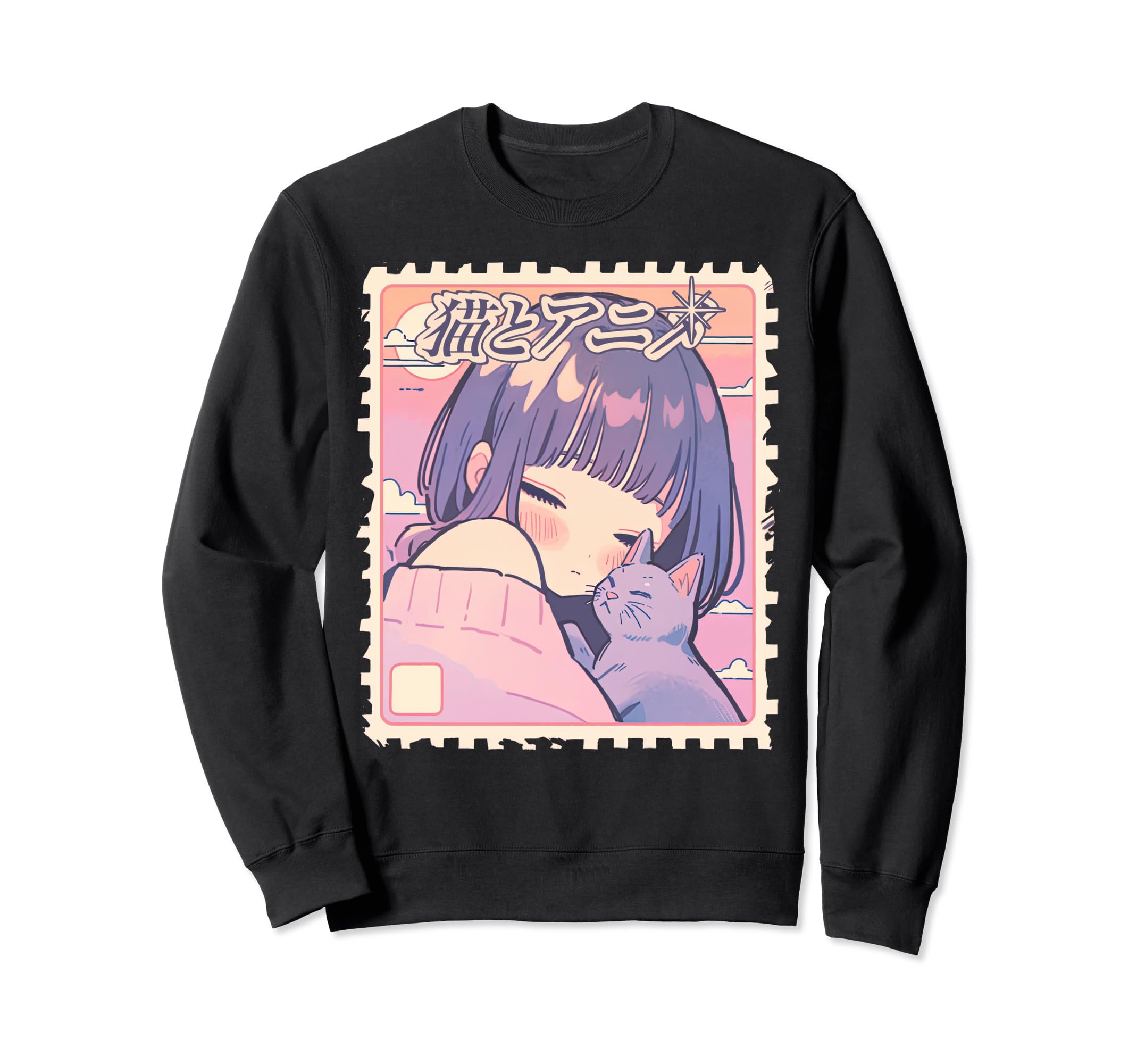 Anime Cat Lover Japan Y2K Kawaii Sweatshirt - Novelty Apparel Men Women - T-Shirt, Sweatshirt, Hoodie