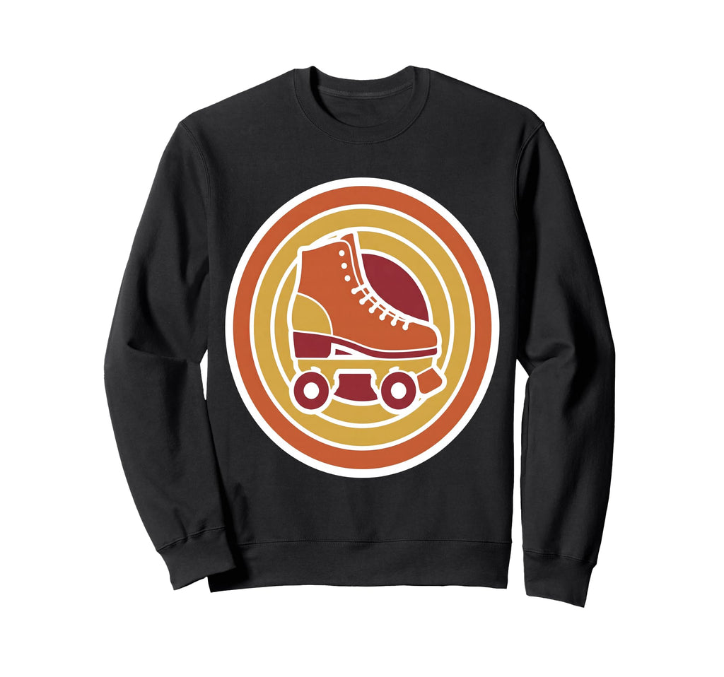 Roller Skate Circle Skating Sweatshirt - Fun Novelty Design Men Women - T-Shirt, Sweatshirt, Hoodie