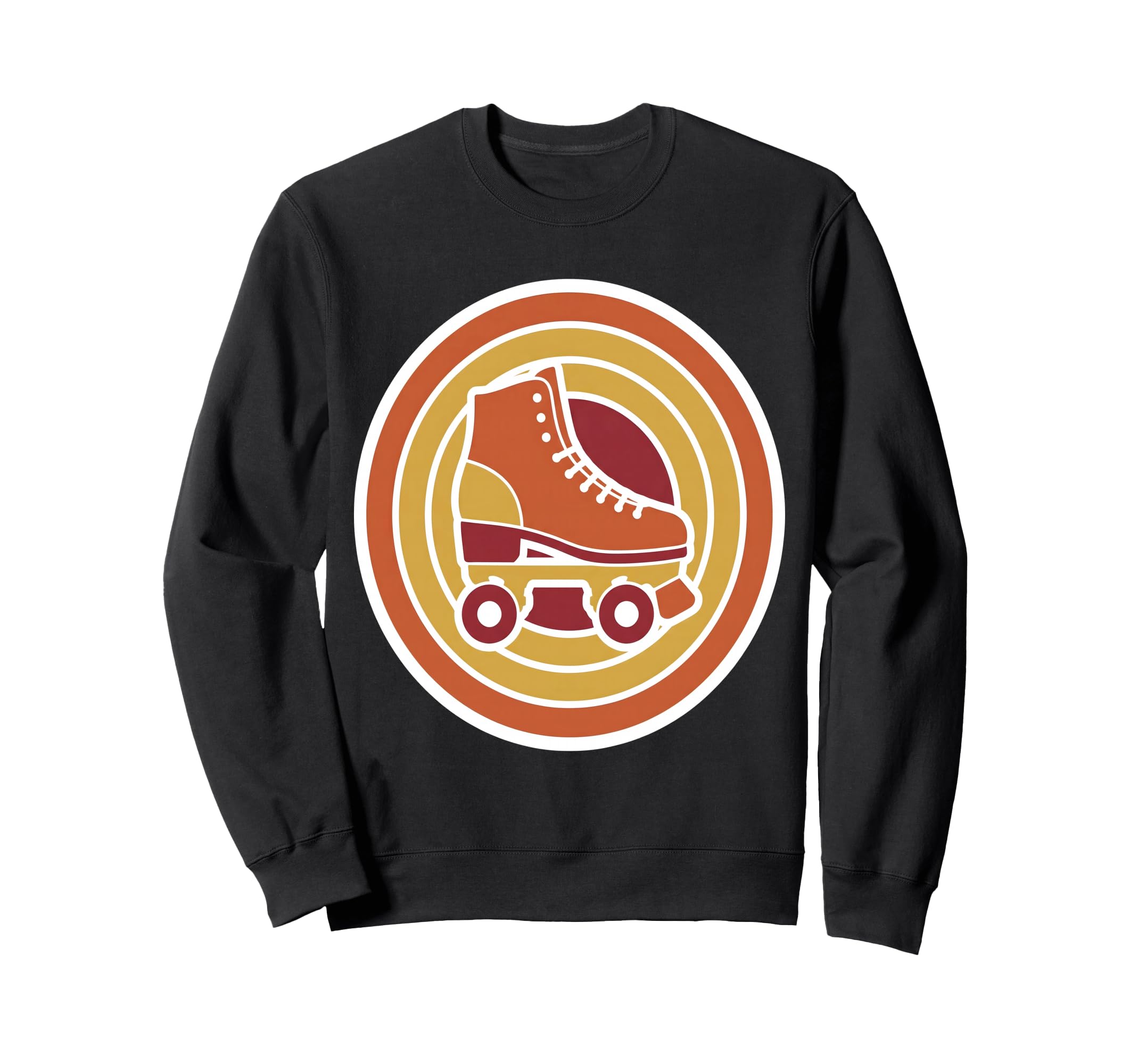 Roller Skate Circle Skating Sweatshirt - Fun Novelty Design Men Women - T-Shirt, Sweatshirt, Hoodie