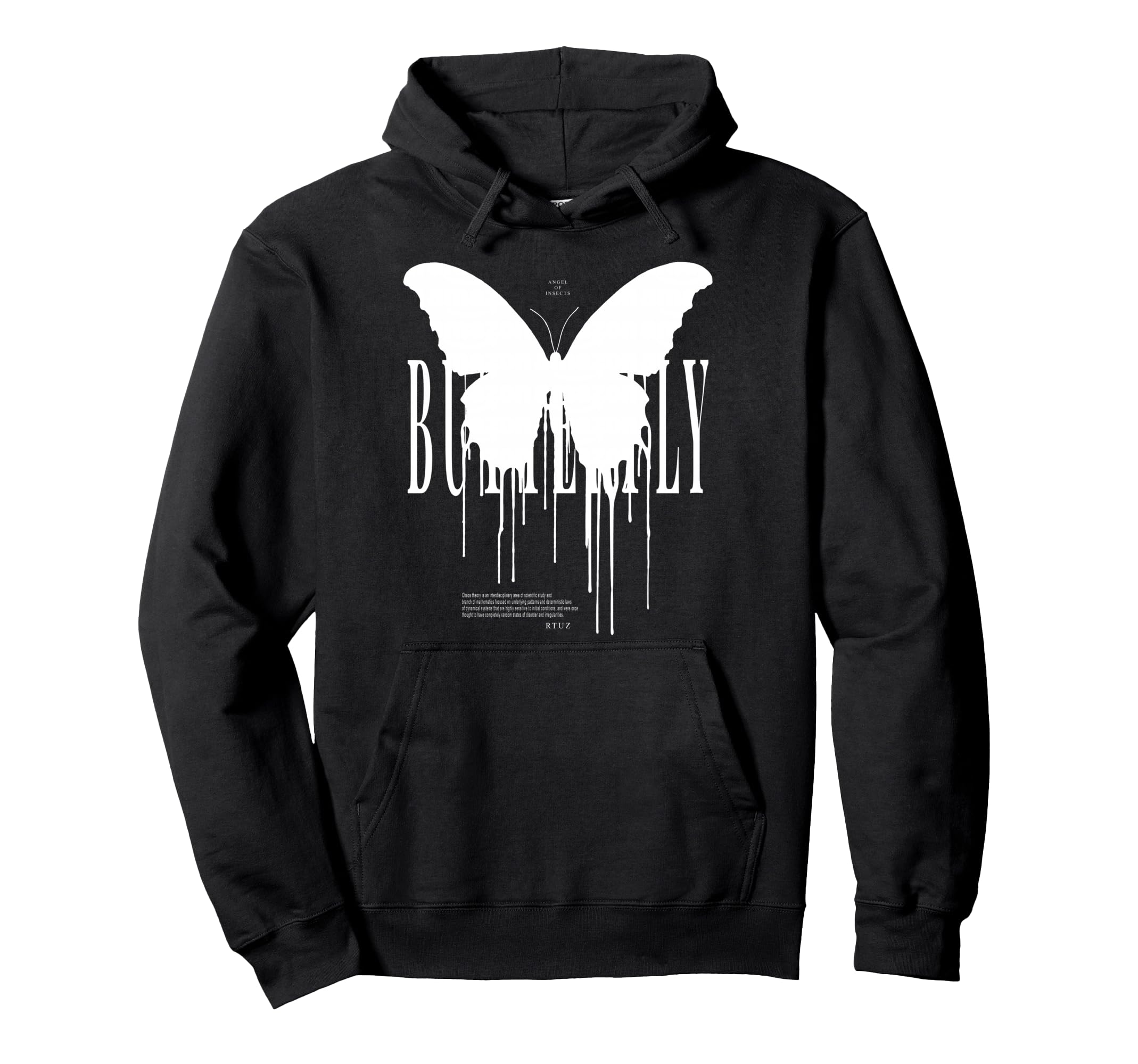 Y2K Streetwear Butterfly Hoodie - Minimalist Print Unisex - T-Shirt, Sweatshirt, Hoodie