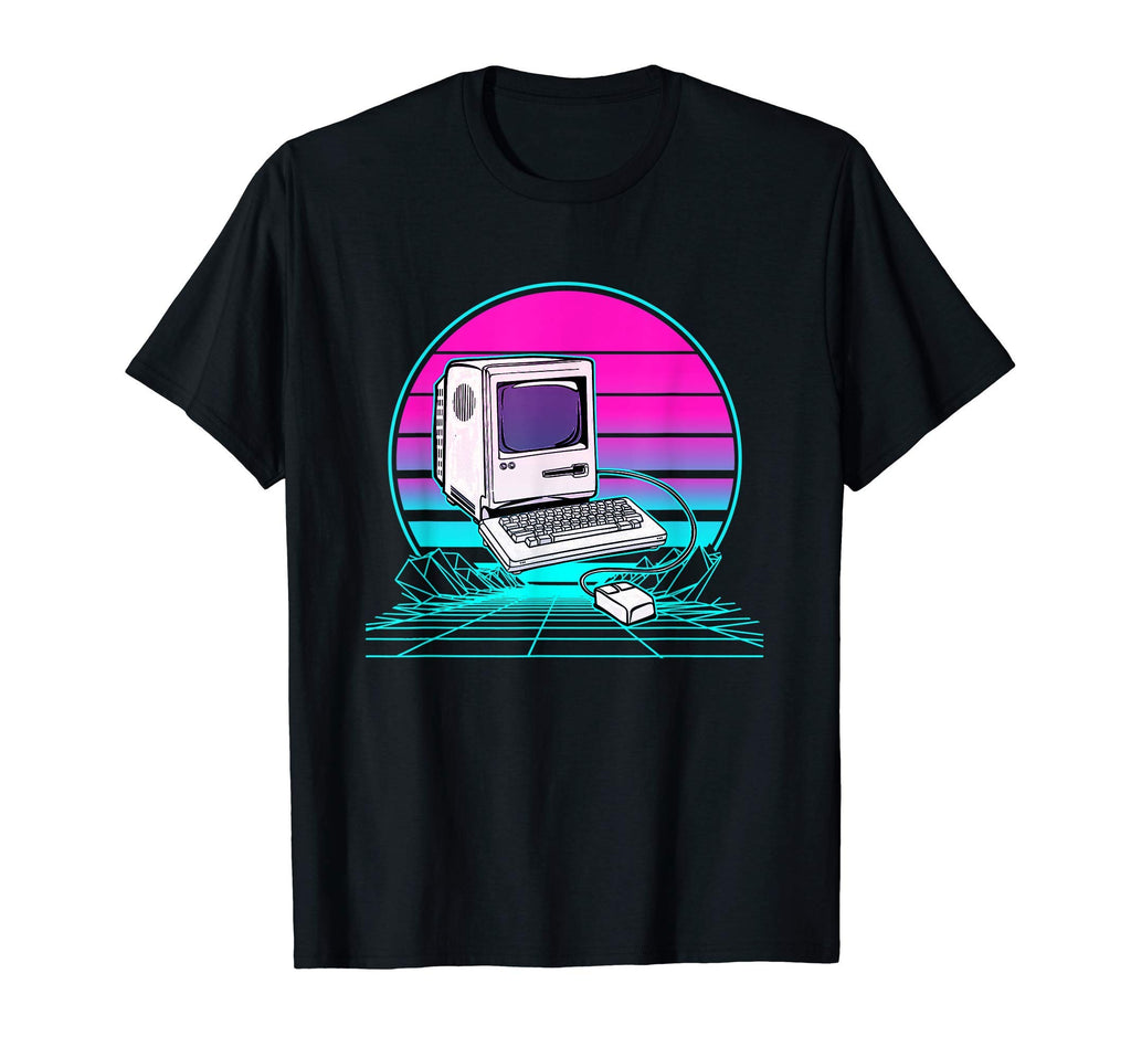Sunset Computer T-Shirt - Aesthetic Graphic for Adults - T-Shirt, Sweatshirt, Hoodie