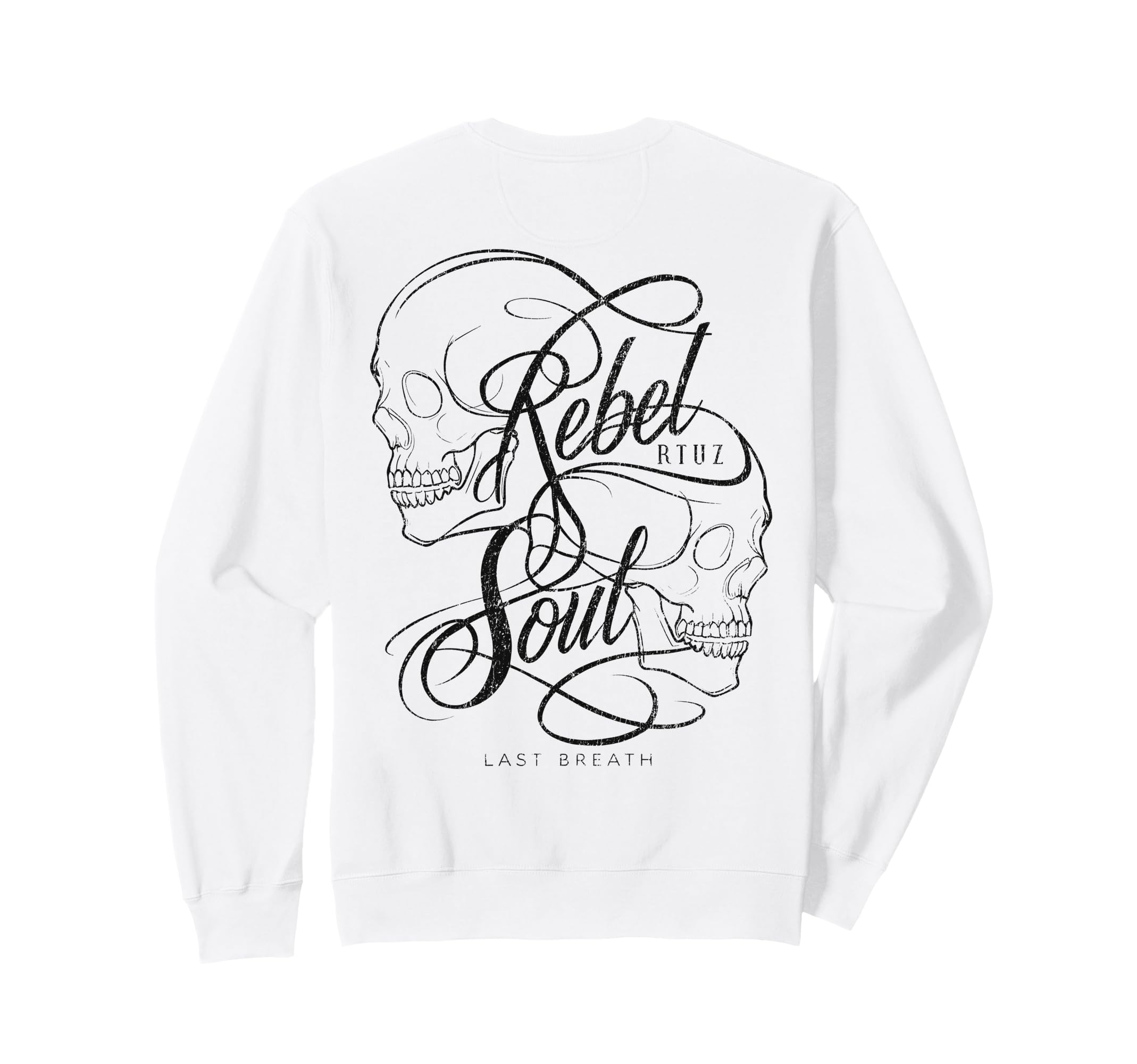 Back Y2K Streetwear Skull Sweatshirt - Trendy Graphic Men Women - T-Shirt, Sweatshirt, Hoodie