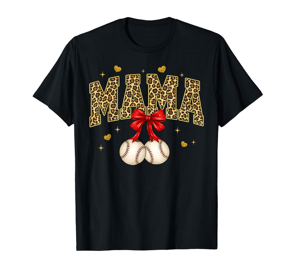 Preppy Baseball Mama Baseball Mom T-Shirt - Fun Novelty Design Unisex - T-Shirt, Sweatshirt, Hoodie