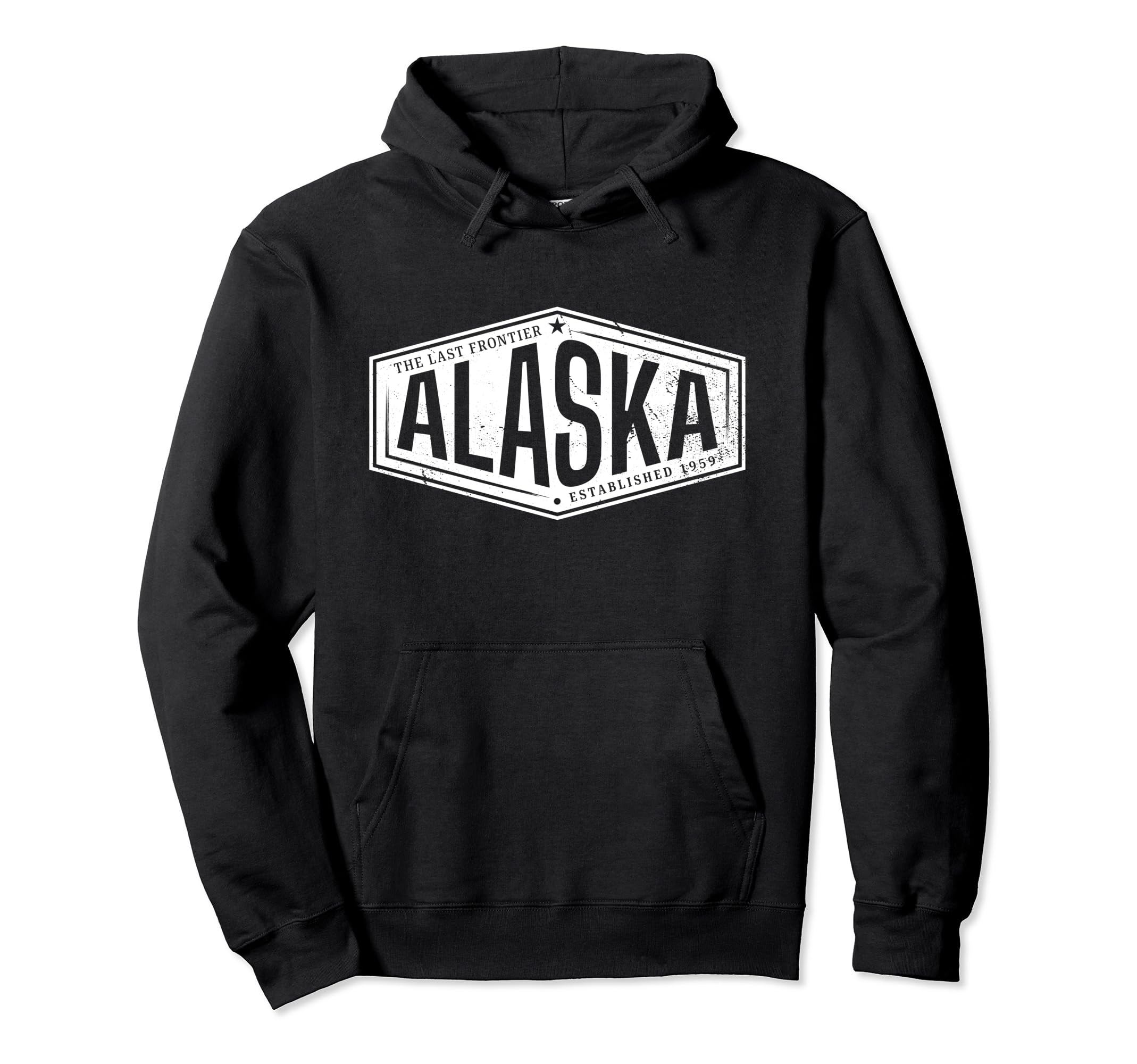 Alaska Last Frontier Established 1959 Hoodie - Streetwear Style Unisex - T-Shirt, Sweatshirt, Hoodie