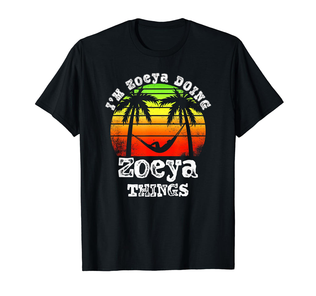 Im Zoeya Doing Zoeya Things Asian T-Shirt - Minimalist Print Men Women - T-Shirt, Sweatshirt, Hoodie