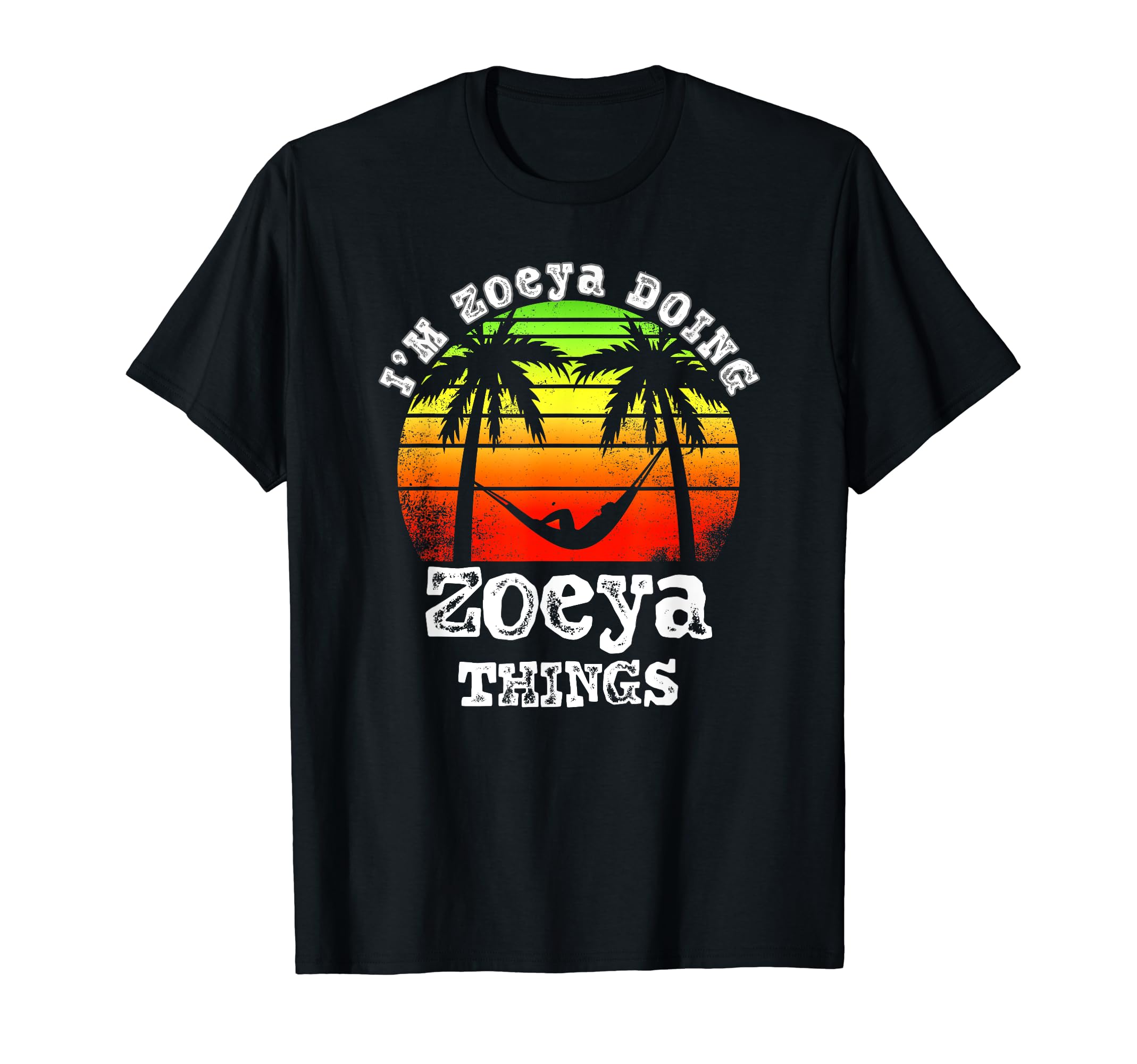 Im Zoeya Doing Zoeya Things Asian T-Shirt - Minimalist Print Men Women - T-Shirt, Sweatshirt, Hoodie