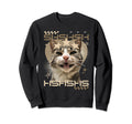 Sksksk Funny Cat Face Y2K Sweatshirt - Casual Everyday Wear for Adults - T-Shirt, Sweatshirt, Hoodie