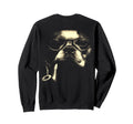 French Bulldog Glasses Smoking Pipe Sweatshirt - Aesthetic Graphic Unisex - T-Shirt, Sweatshirt, Hoodie