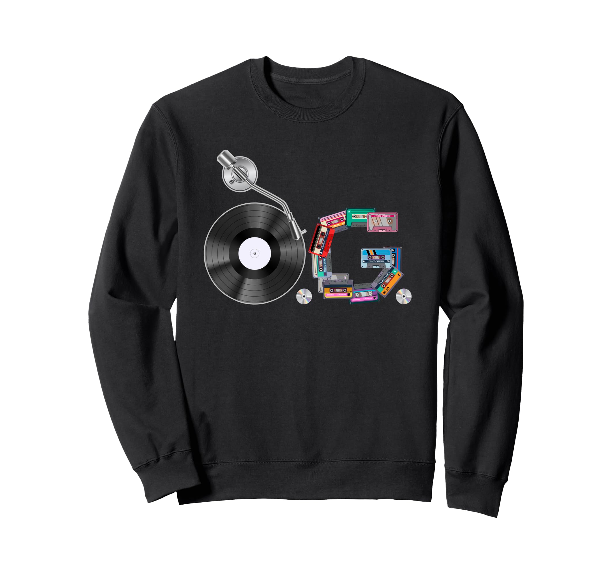 Old School Og Hip Hop Head Vinyl Sweatshirt - Streetwear Style Men Women - T-Shirt, Sweatshirt, Hoodie