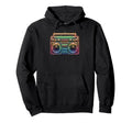 Boombox Old School 80S Music Hip Hop Hoodie - Trendy Graphic Unisex - T-Shirt, Sweatshirt, Hoodie