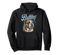 Bulldog 90S Dog Lover 80S Bulldog Hoodie - Custom Art Print for Adults - T-Shirt, Sweatshirt, Hoodie