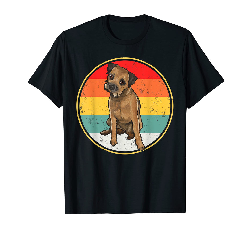 Sunset Border Terrier Dog T-Shirt - Minimalist Print for Adults - T-Shirt, Sweatshirt, Hoodie