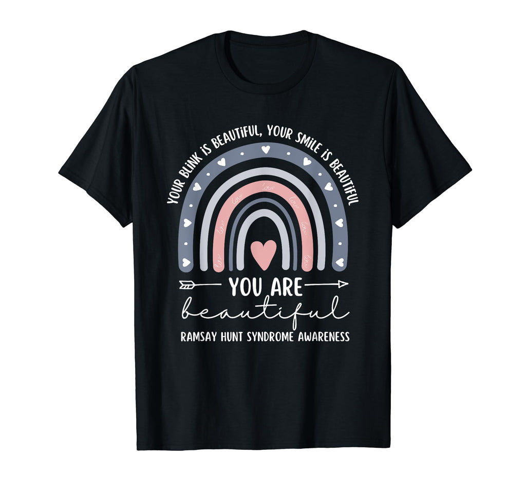 Ramsay Hunt Syndrome Awareness Boho T-Shirt - Unique Graphic Men Women - T-Shirt, Sweatshirt, Hoodie
