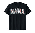 Checkered Baseball Mama Sports Mom T-Shirt - Minimalist Print for Adults - T-Shirt, Sweatshirt, Hoodie