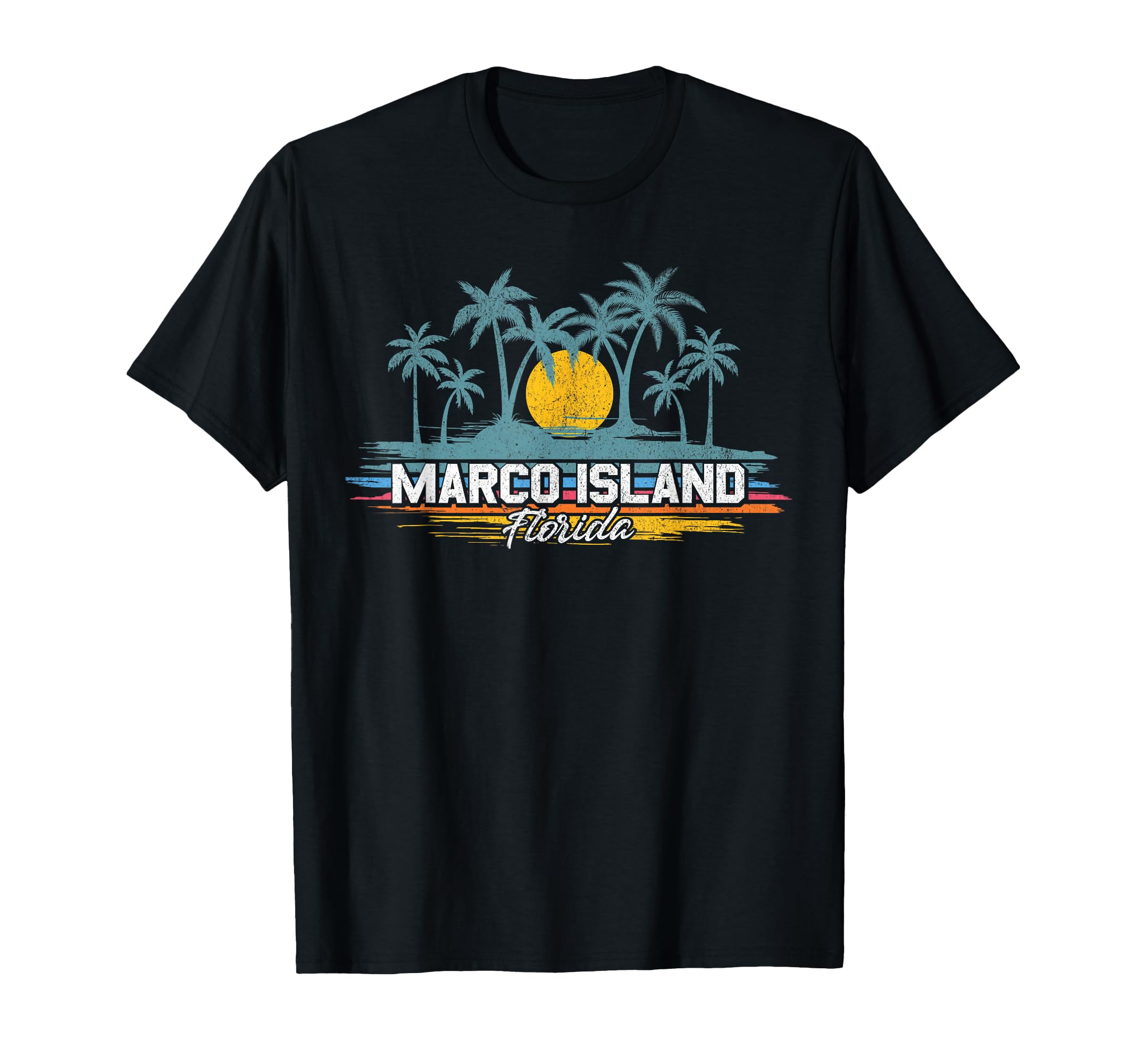 Marco Island Florida Beach Palm Trees T-Shirt - Streetwear Style Unisex - T-Shirt, Sweatshirt, Hoodie