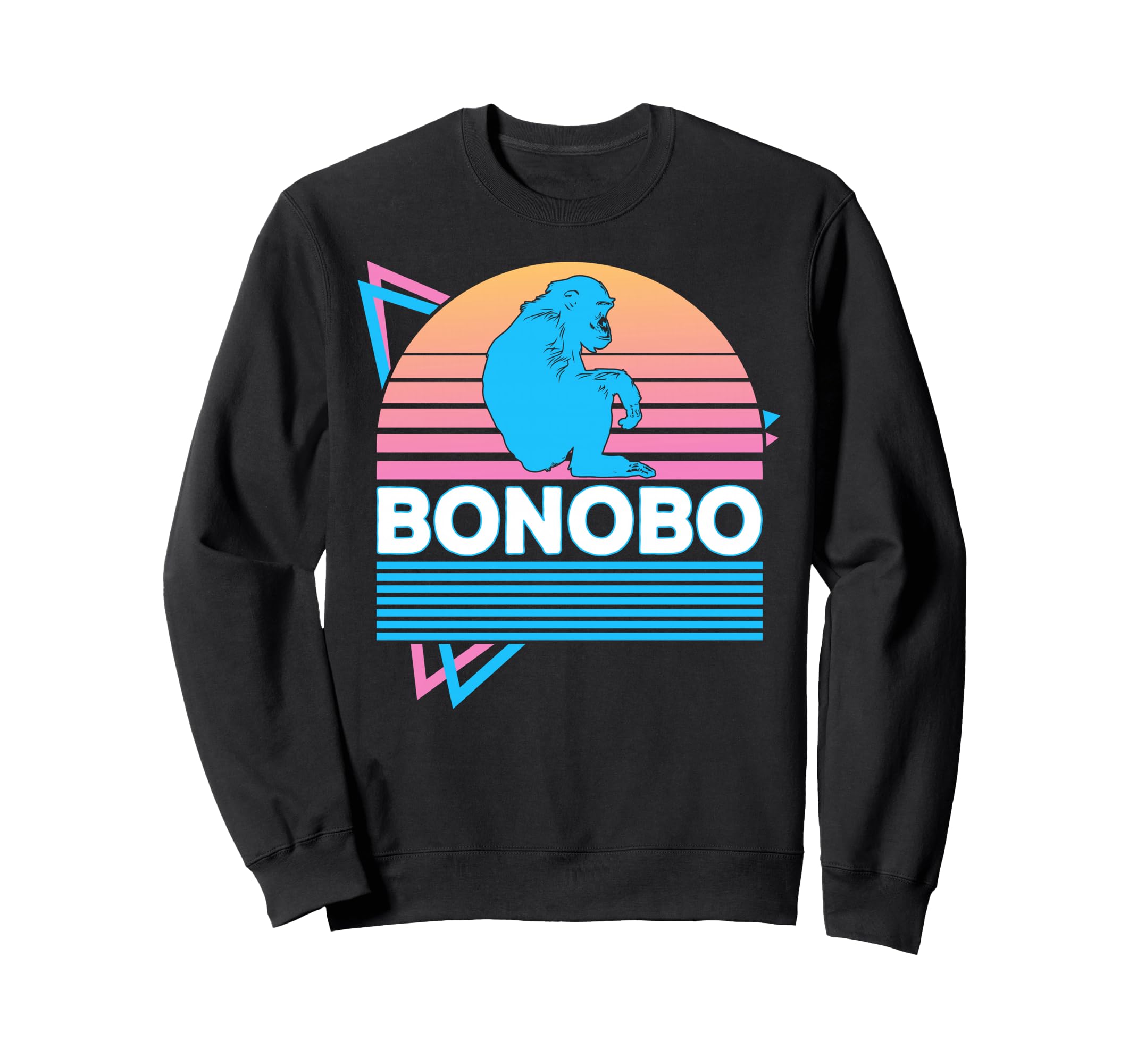 Bonobo Vaporwave Aesthetic Sweatshirt - Custom Art Print Unisex - T-Shirt, Sweatshirt, Hoodie