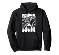 Groovy Baseball Senior Mom Baseball Hoodie - Minimalist Print Men Women - T-Shirt, Sweatshirt, Hoodie