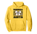 Baseball Auntie Baseball Aunt Family Hoodie - Custom Art Print for Adults - T-Shirt, Sweatshirt, Hoodie