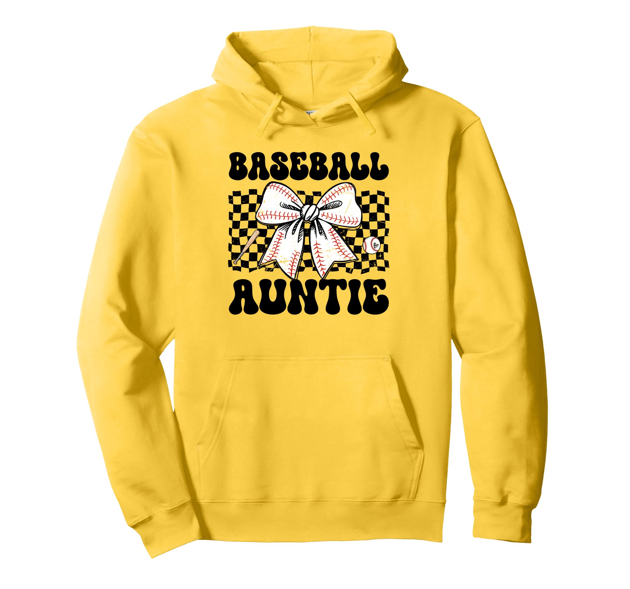 Baseball Auntie Baseball Aunt Family Hoodie - Custom Art Print for Adults - T-Shirt, Sweatshirt, Hoodie