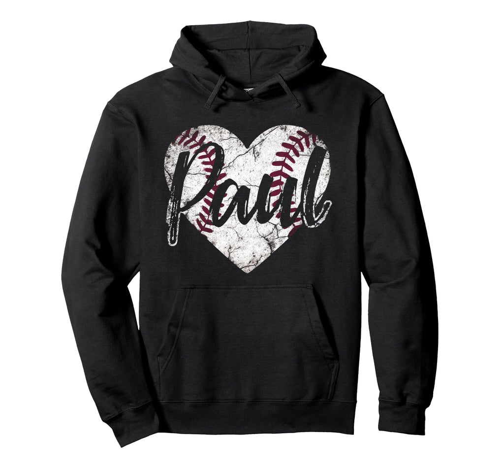 Paul Baseball Personalized Name Mom Hoodie - Graphic Print for Adults - T-Shirt, Sweatshirt, Hoodie