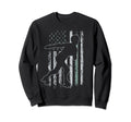 Roller Skates Usa Flag Skate 4Th July Sweatshirt - Trendy Graphic Unisex - T-Shirt, Sweatshirt, Hoodie