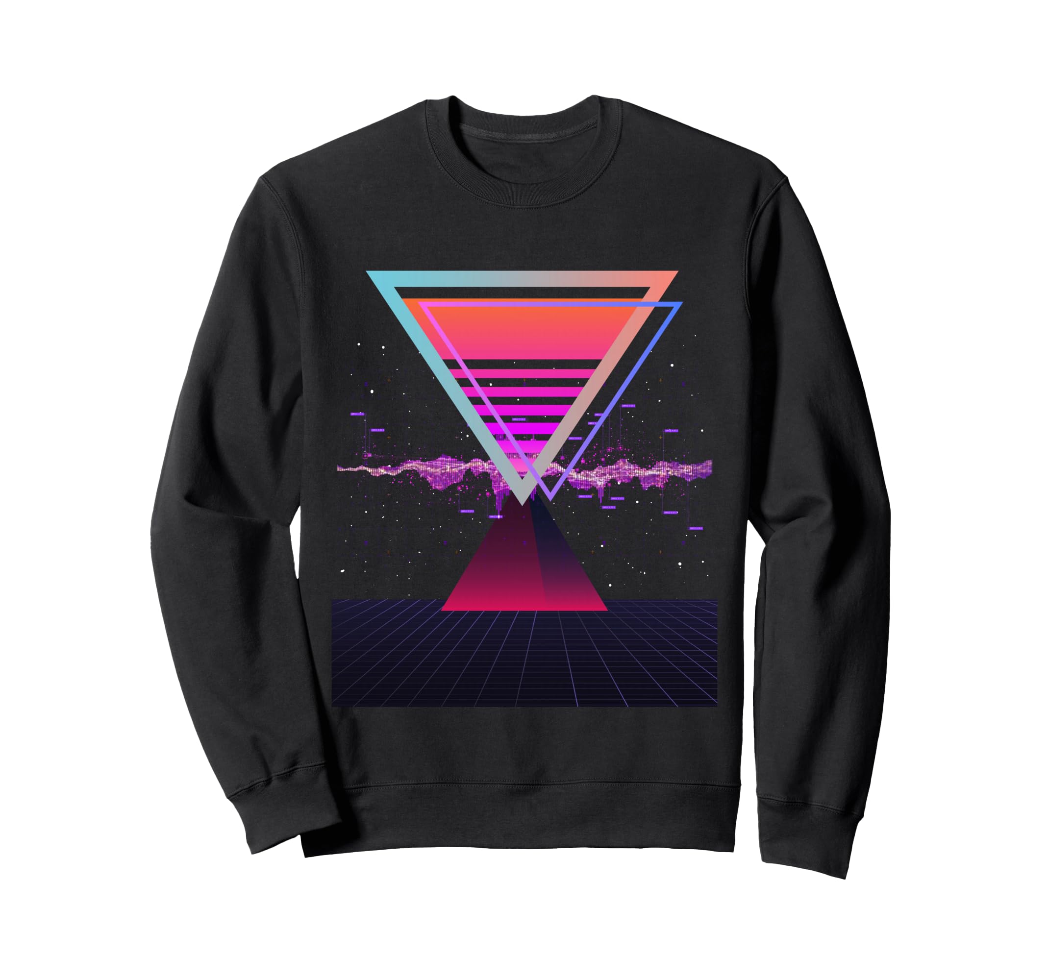 Retrowave Synthwave Vaporwave Sweatshirt - Aesthetic Graphic Men Women - T-Shirt, Sweatshirt, Hoodie