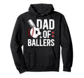 Dad Ballers Baseball Soccer Dad Hoodie - Custom Art Print for Adults - T-Shirt, Sweatshirt, Hoodie
