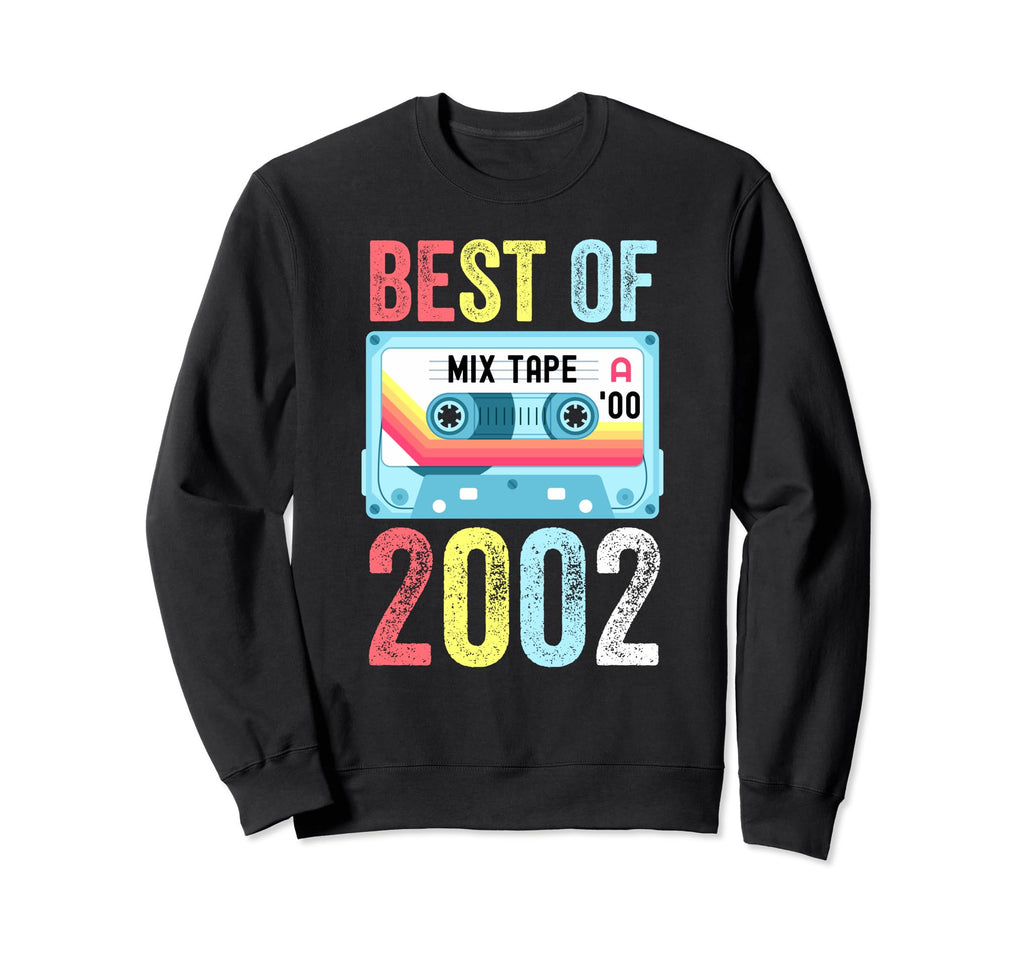 Best 2002 Cassette Tape Sweatshirt - Novelty Apparel for Adults - T-Shirt, Sweatshirt, Hoodie
