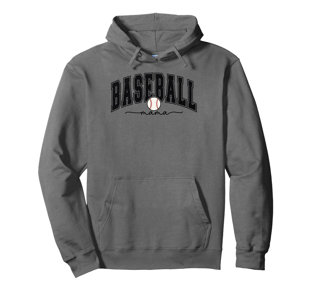 Baseball Mama Hoodie - Novelty Apparel Unisex - T-Shirt, Sweatshirt, Hoodie