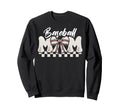 Baseball Mom Mothers Day Sweatshirt - Casual Everyday Wear Men Women - T-Shirt, Sweatshirt, Hoodie