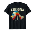 Ethiopia Ethiopian Country Rainbow 70S T-Shirt - Graphic Print Men Women - T-Shirt, Sweatshirt, Hoodie