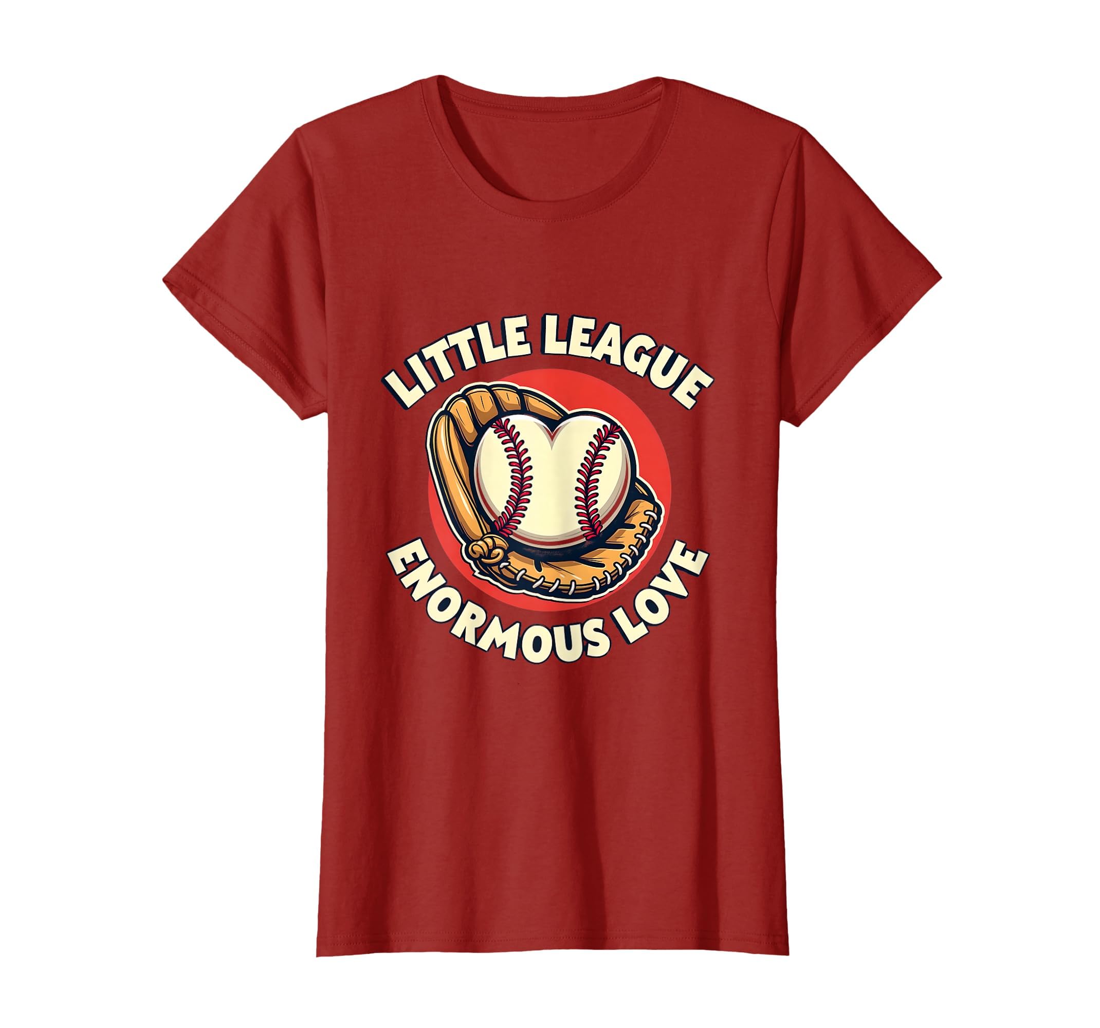 Little League Enormous Love Baseball T-Shirt - Fun Novelty Design Unisex - T-Shirt, Sweatshirt, Hoodie