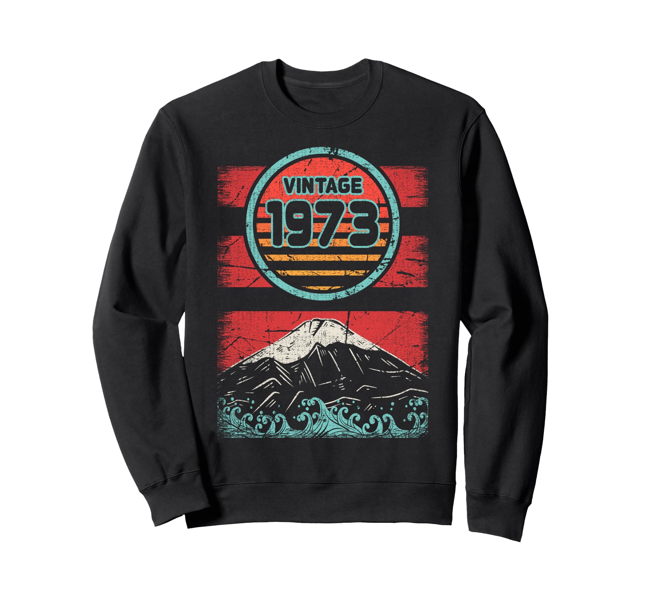 1973 Birthday Sunset Sweatshirt - Trendy Graphic Unisex - T-Shirt, Sweatshirt, Hoodie