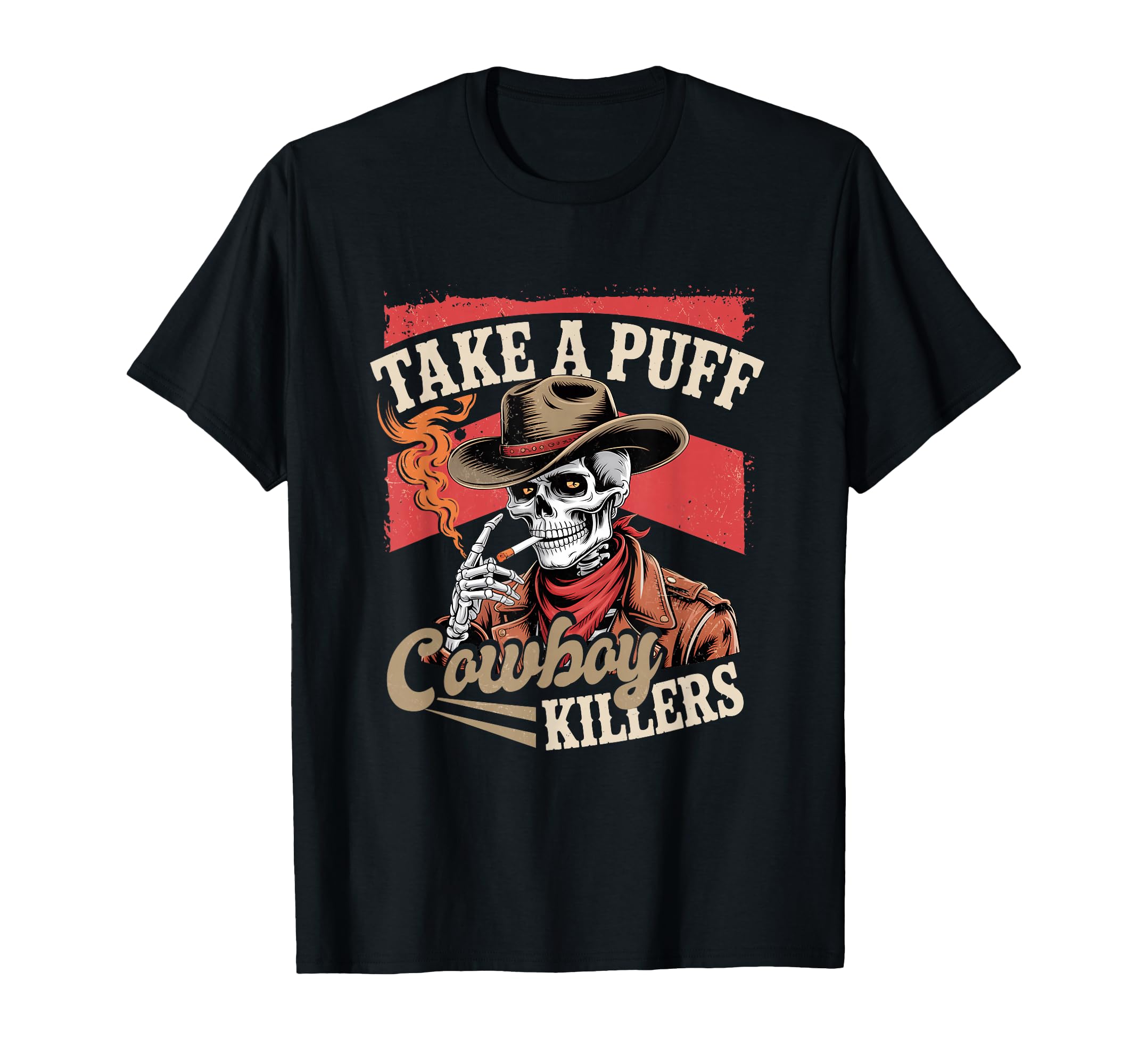 Western Skeleton Skull Cowboy Killers T-Shirt - Trendy Graphic Men Women - T-Shirt, Sweatshirt, Hoodie