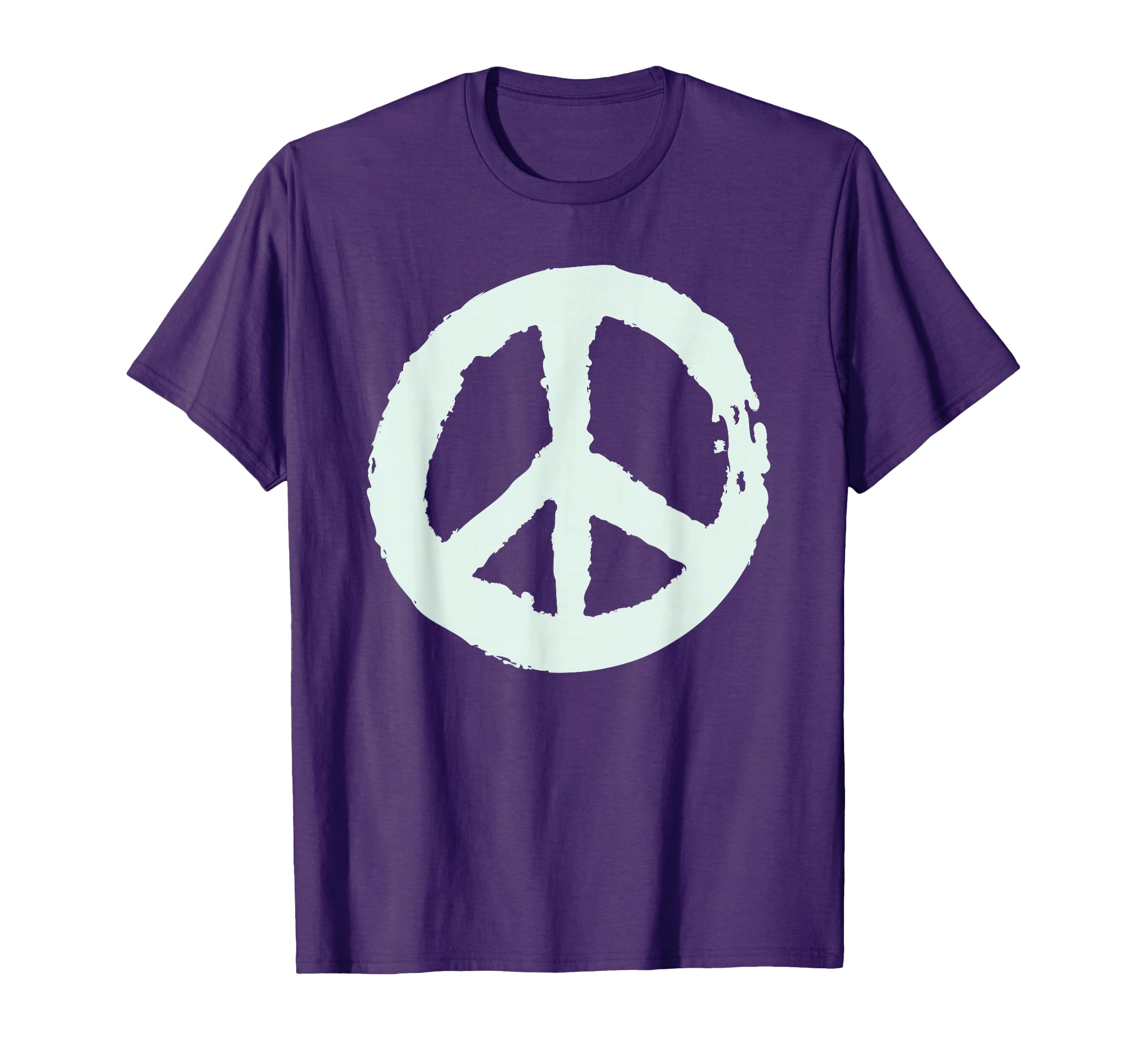Peace Sign Love 60S 70S Trippy T-Shirt - Custom Art Print for Adults - T-Shirt, Sweatshirt, Hoodie