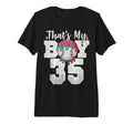 Thats My Baseball 35 Number Mom Dad 35 T-Shirt - Graphic Print for Adults - T-Shirt, Sweatshirt, Hoodie