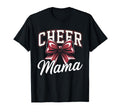 Cheer Mom Mother Bow Cheerleader Game T-Shirt - Minimalist Print Men Women - T-Shirt, Sweatshirt, Hoodie