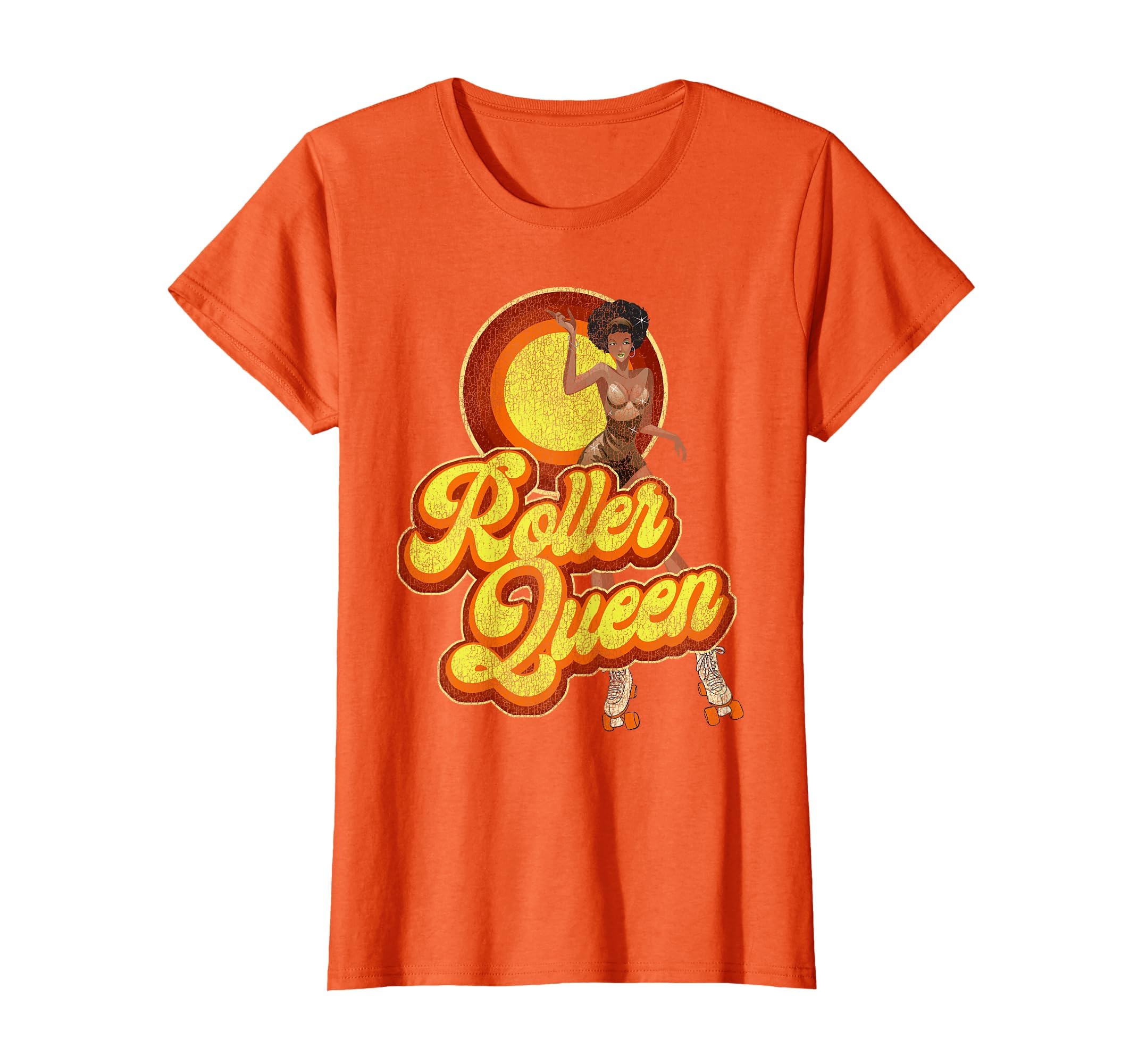 Roller Skating Skate 1970S Afro T-Shirt - Trendy Graphic Men Women - T-Shirt, Sweatshirt, Hoodie