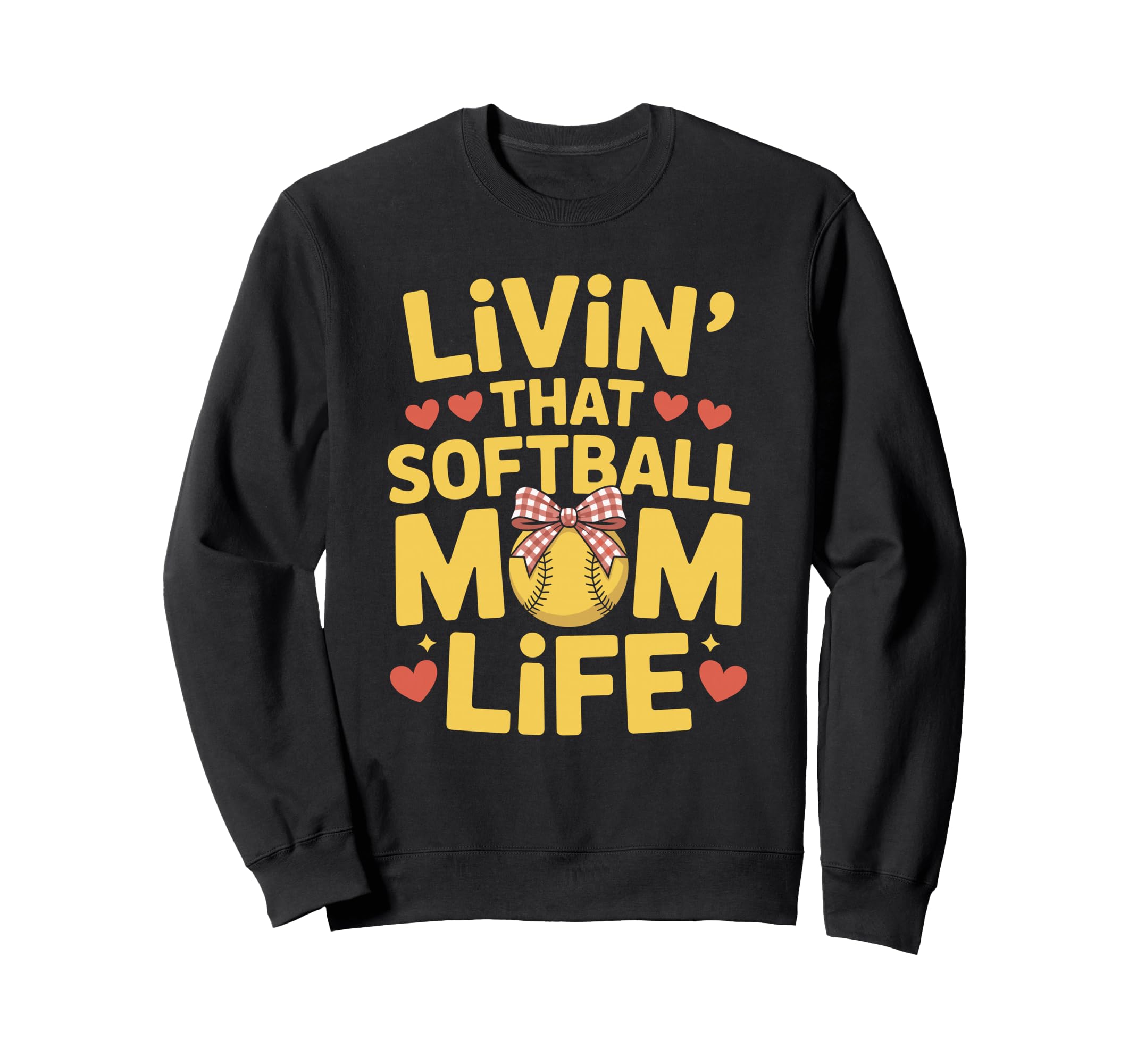 That Softball Mom Life Baseball Sweatshirt - Aesthetic Graphic Unisex - T-Shirt, Sweatshirt, Hoodie