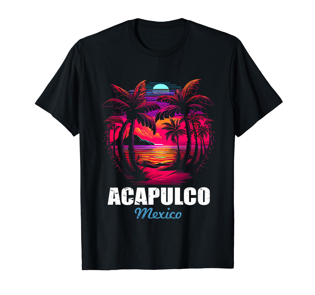 Acapulco Mexico Sunset Vacation T-Shirt - Novelty Apparel for Adults - T-Shirt, Sweatshirt, Hoodie