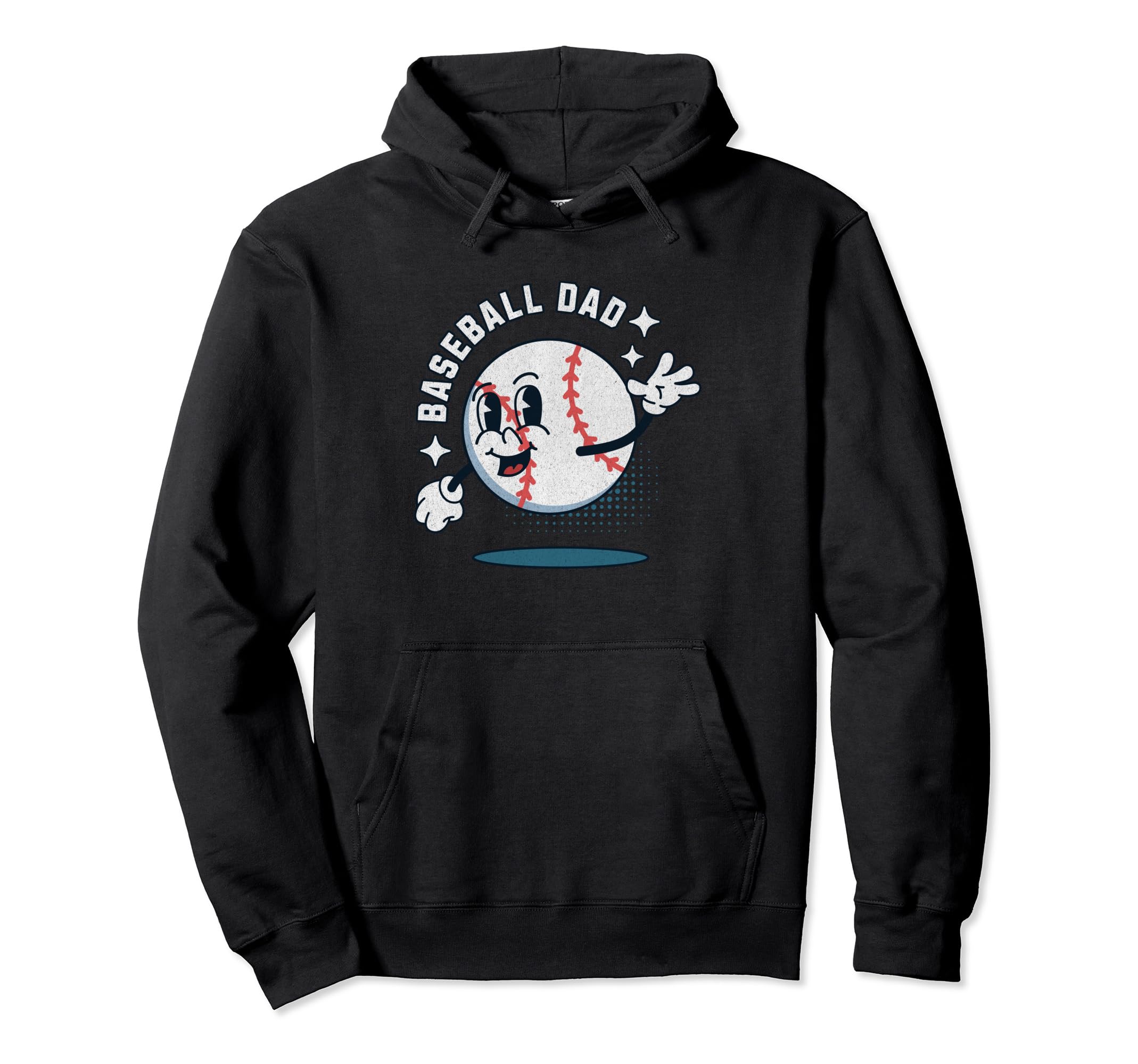 Baseball Dad Baseball Season Sports Player Hoodie - Trendy Graphic Unisex - T-Shirt, Sweatshirt, Hoodie