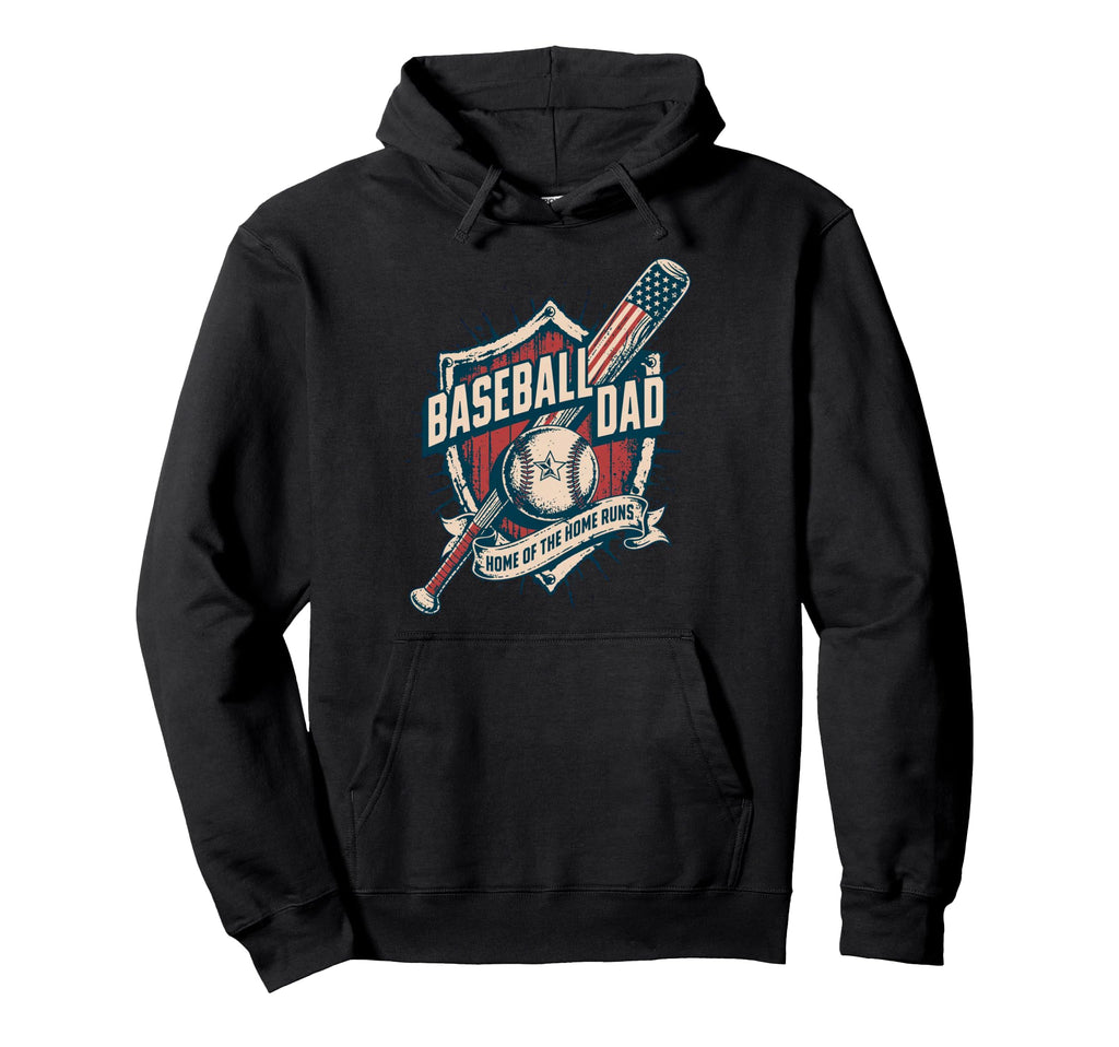 Home Home Runs Usa American Baseball Hoodie - Minimalist Print for Adults - T-Shirt, Sweatshirt, Hoodie