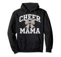 Cheer Mom Mother Bow Cheerleader Hoodie - Fun Novelty Design for Adults - T-Shirt, Sweatshirt, Hoodie
