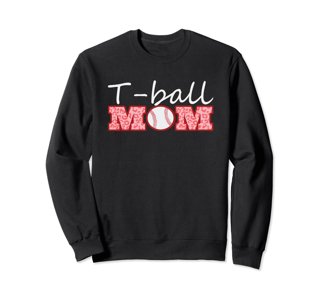 T Ball Mom Tball Mama Funny Baseball Sweatshirt - Minimalist Print Unisex - T-Shirt, Sweatshirt, Hoodie