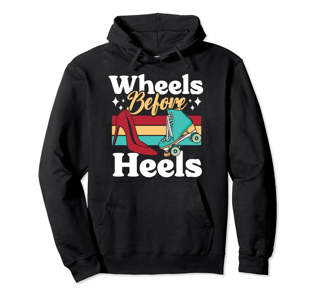 Roller Skating Skate 1970S Wheels Before Hoodie - Novelty Apparel Unisex - T-Shirt, Sweatshirt, Hoodie