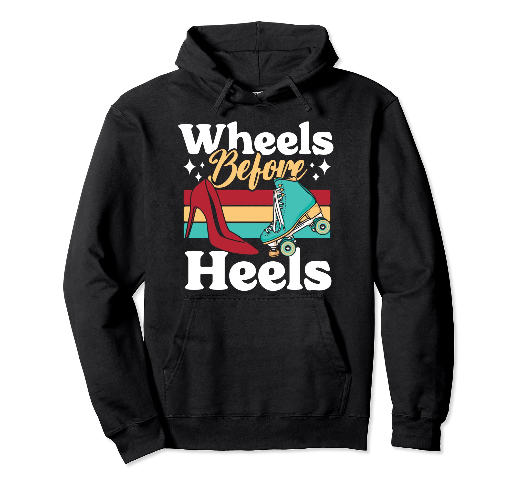 Roller Skating Skate 1970S Wheels Before Hoodie - Novelty Apparel Unisex - T-Shirt, Sweatshirt, Hoodie