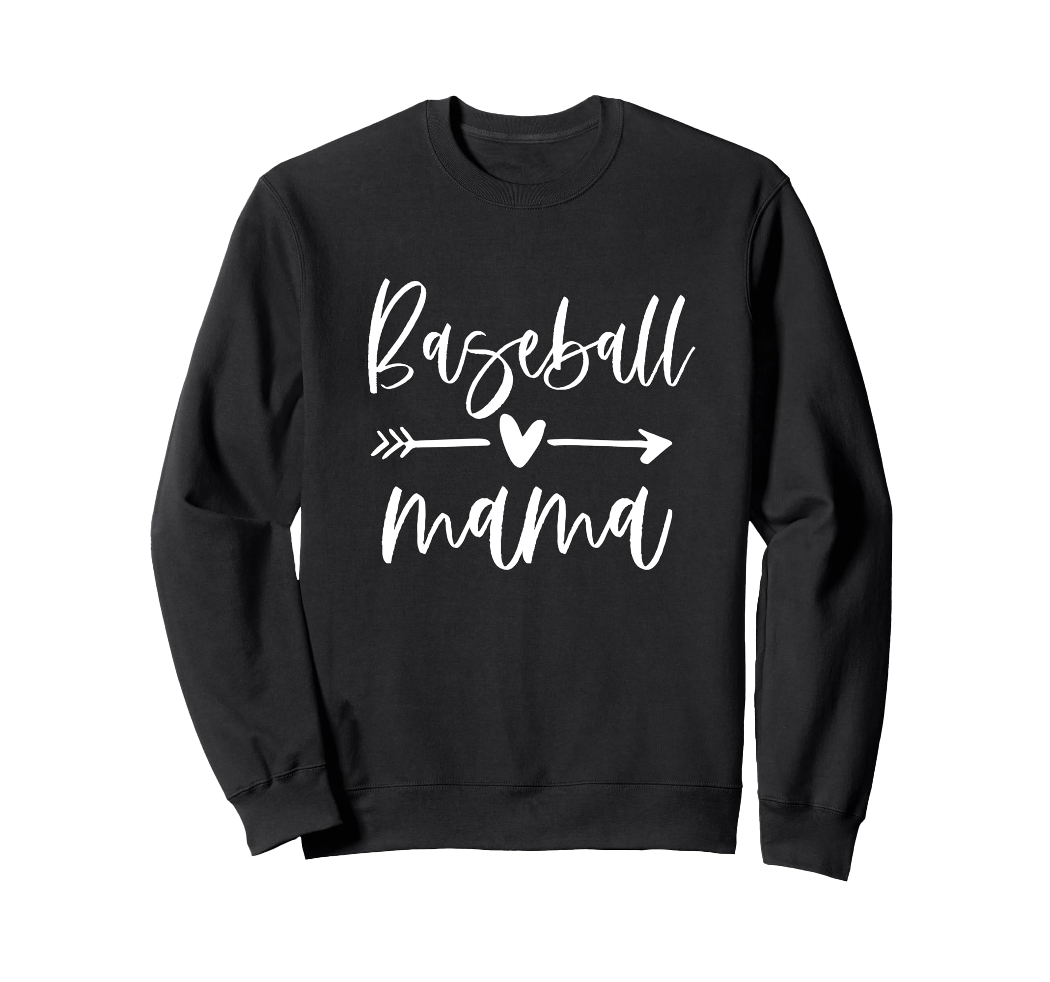 Mom Baseball Mama Love Sports Sweatshirt - Casual Everyday Wear Unisex - T-Shirt, Sweatshirt, Hoodie